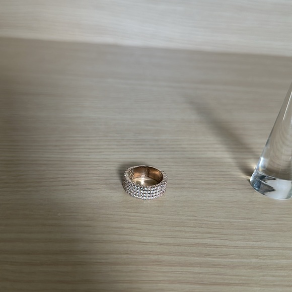 Express Rose Gold Rhinestone Ring 8 - Picture 6 of 9